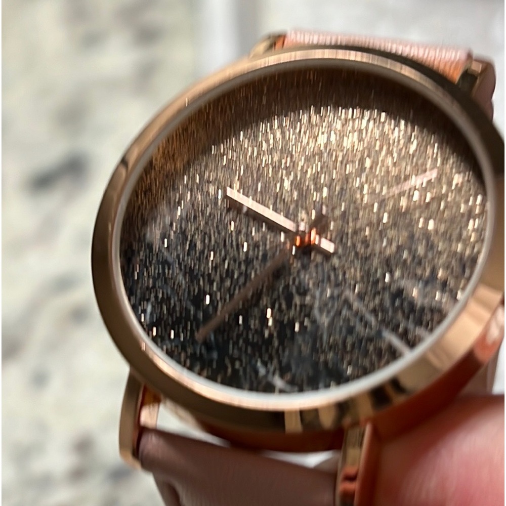 Charming Charlie woman’s watch blush pink new